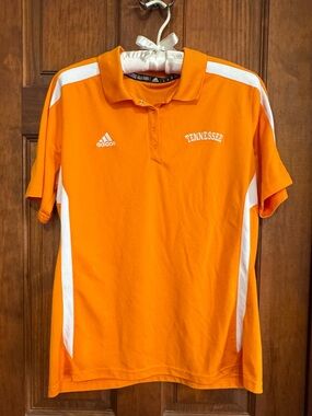 UNIVERSITY OF TENNESSEE ADIDAS POLO SIZE LARGE